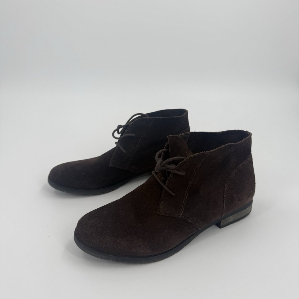 Bjorndal Brown Suede Chukka Ankle Boots Lace Up Womens 8 Casual